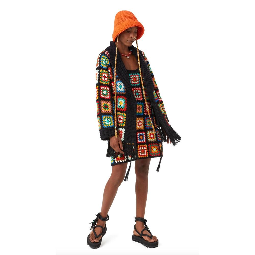 Alanui Positive Vibes Hand Crochet Dress - Picture 3 of 16